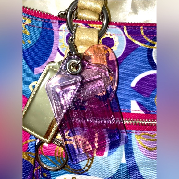 Coach Poppy Limited Edition Pop C Metallic Graffiti Glam Tote - Picture 3 of 6